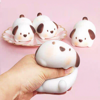 Nouvelles 60 créations de jouets anti-stress ASMR à presser, animaux mignons en forme de blocs, chiens moelleux et craquelaux, balles anti-stress