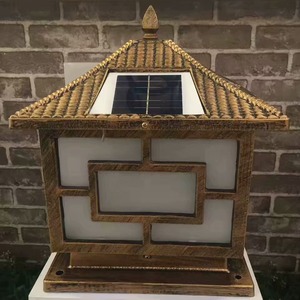 Lámpara Solar de Pared para Exteriores, Cuadrada, LED, 12V, 50000 Horas, Luz Solar para Iluminación de Cercas de Jardín - Product Image 1