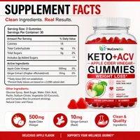 Capsules de vinaigre de cidre de pomme Keto à marque privée 60 unités Soutien beauté Adulte Vente en gros OEM Bonbons gélifiés