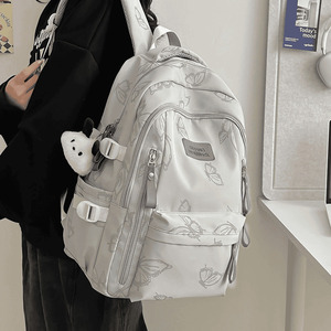 Sac à dos papillon imperméable High-Looks avec harnais rembourré pour filles du collège et du lycée, grande capacité pour ordinateur portable - Product Image 2