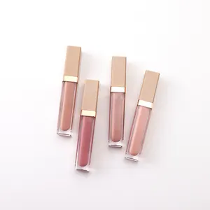 Bán buôn biểu tượng tùy chỉnh dễ thương không thấm nước Longlasting Kính dâu tây Lipgloss