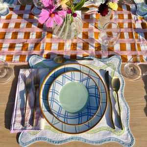 Plato de cerámica redondo con diseño de calcomanía de logotipo personalizable, plato de boda moderno europeo, platos al por mayor para restaurante - Product Image 5