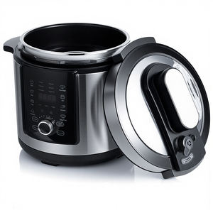 Marmite intérieure commerciale en aluminium de 6 <span class=keywords><strong>litres</strong></span> <span class=keywords><strong>mijoteuse</strong></span> cuiseur à riz autocuiseur électrique avec panier à vapeur - Product Image 3