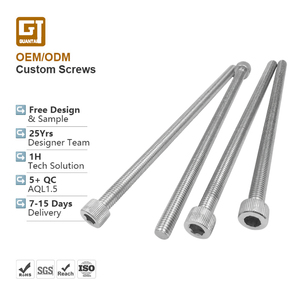 Tornillos de Aluminio con Cabeza Hexagonal M3 M5 M6 M8 y Fijaciones Personalizadas de Acero Inoxidable - Product Image 1