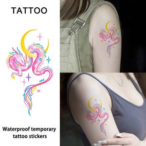 CQ ultimo colorato impermeabile simpatico cartone animato arcobaleno adesivi temporanei per feste bomboniere regali tatuaggio per bambini per bambini - Product Image 3