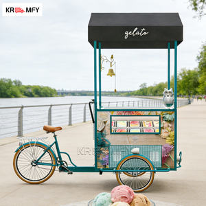 Camion de restauration mobile de rue de conception réputée Miles, modèle V4C, avec vitrine réfrigérée pour gelato et crème glacée, tout en un - Product Image 5