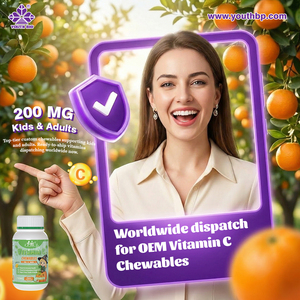 วิตามินซีแบบเคี้ยว 200 มก. รสส้มสดชื่น สำหรับทุกคนในครอบครัว เพื่อสุขภาพที่ดีทุกวัน ปราศจากน้ำตาล พร้อมจัดส่ง - Product Image 4