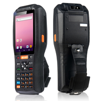 Lecteur de codes-barres robuste et bon marché 4 pouces Android PDA 3G réseau 2D imprimante thermique WIFI 58mm PDA de poche industriel évalué IP65 16 Go