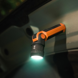 1000 sáng độ sáng cao làm việc ánh sáng 180 ° có thể điều chỉnh thiên thần đèn pha & Spotlight Đèn pin Torch với cơ sở từ tính - Product Image 4