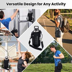 Bolsa Magnética para Gimnasio, Porta Botella de Agua con Bolsillos Transparentes para Teléfono con Pantalla Táctil, 5 Imanes Integrados, Funda para Gimnasio - Product Image 5