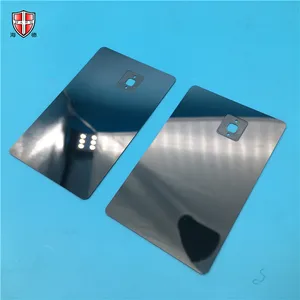 Ceramic Sheet Hard Strong Mirror Polished Black Zirconia Ceramic Bank Credit Cards Sheets