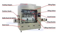 Machine de remplissage pour liquides chimiques : acides, nettoyants WC, pesticides anti-corrosion, hypochlorite, eau de Javel, liquides corrosifs