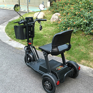 Triciclo Eléctrico Plegable desde Almacén en UE Batería de Plomo-Ácido de 36V 10A Conducción Fácil Velocidad 25KM/H Patinete Eléctrico de Movilidad de 3 Ruedas para Adultos - Product Image 3