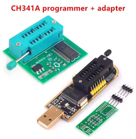 EEPROM Flash BIOS programador USB CH341 A + SOIC8 Clip + 1,8 V SPI memoria Flash SOP8 DIP8 Adaptador + SOIC8 adaptador SOP8 a DIP8 quemador Ki