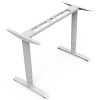 Bureau assis-debout électrique SH moderne et durable en fer, ergonomique, double moteur, hauteur réglable en 3 niveaux, capacité de charge 140 kg, garantie 5 ans