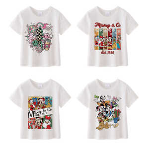 <span class=keywords><strong>TOP</strong></span> EN COTON IMPRIMÉ CARTOON DE NOËL POUR Garçons et Filles - Product Image 1