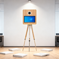 Photomaton à écran tactile capacitif de 15,6 pouces GT pour smartphones et appareils photo reflex numériques, idéal pour les mariages et les fêtes, livraison rapide