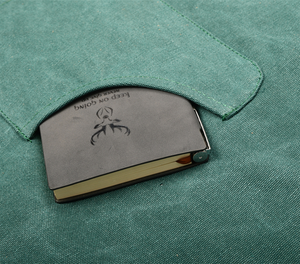 Hội thảo không thấm nước chéo trở lại Dây đeo được bôi sáp lên vải Tạp dề cho barista nhà bếp Nhà hàng gỗ làm việc cắt tóc cafe dày tạp dề - Product Image 4