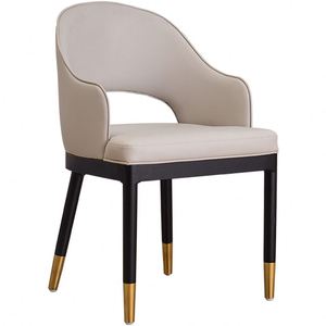 Modern <strong>Dining</strong> <strong>Chair</strong> Pink <strong>Velvet</strong> Upholstered Armchair Shell <strong>Chair</strong> Accent <strong>Chair</strong> for Hotel - Product Image 4