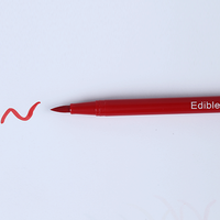 Attraktiver Preis Hochwertige Feine Spitze Schwarzer Essbarer Tintenmarker Umweltfreundliche Kuchen-DIY-Dekorationsstifte