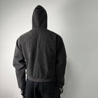 Veste tendance avec broderie, veste vintage de style streetwear