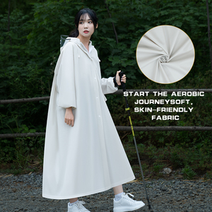 <span class=keywords><strong>Imperméable</strong></span> simple en plastique EVA épais pour femmes, coupe-vent, respirant, pour adultes, randonnée, pêche, camping - Product Image 3
