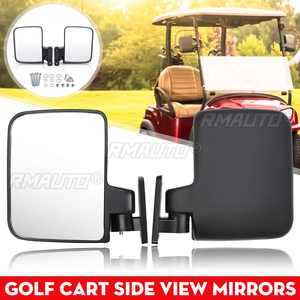 Pair for Golf Cart <b>Mirrors</b> Side Mount Rear View <b>Mirror</b> for Club Car EZGO for Yamaha <b>Star</b> Zone Carts Sporty - Product Image 1