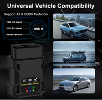 Herramienta de Diagnóstico para Coche OBD II Bluetooth 5.0 para Android/IOS Windows Lector de Códigos Escáner OBD2 ELM327 V1.5