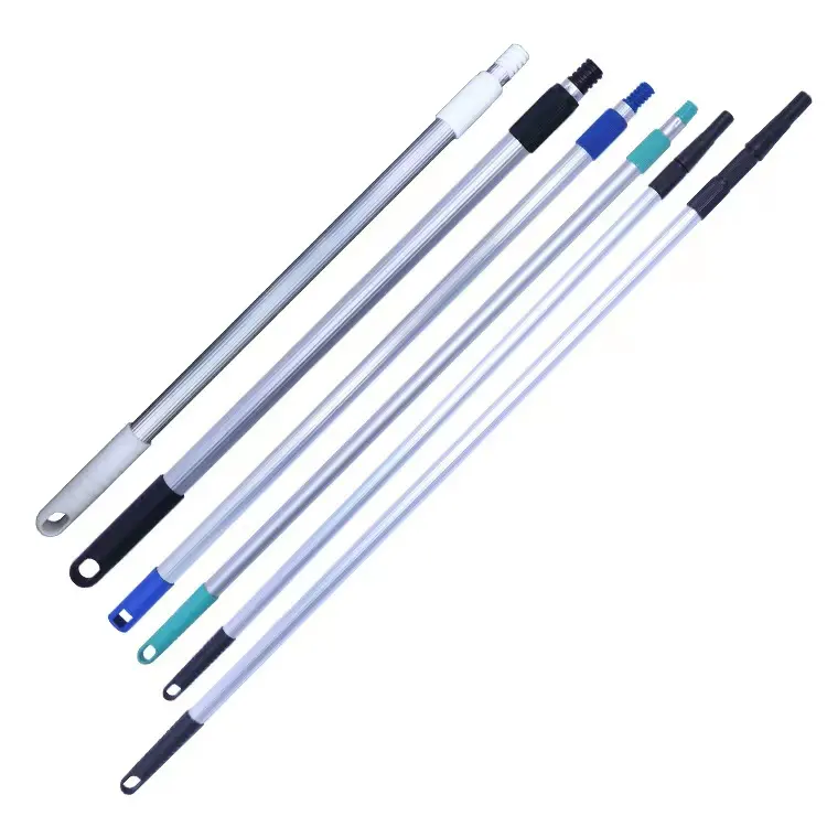 aluminum Telescopic pole for painting roller window cleaning scraper extension Rod mop handle