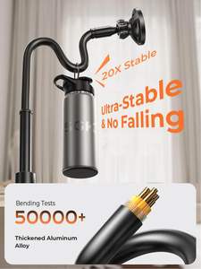 Soporte Magnético para Teléfono LISEN con Imán N52 Potente y Cuello de Cisne Flexible para Cama y Escritorio, Compatible con iPhone 17, <span class=keywords><strong>Samsung</strong></span>, Kindle, iPad - Product Image 3