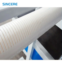 Línea de Extrusión de Tubería Corrugada de PVC de Pared Simple de Alta Velocidad con Transmisión por Engranajes para Ahorro de Energía y Protección de Agua/Cables