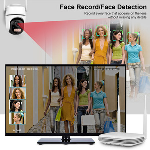 KERUI 3MP Güvenlik Kameraları NVR 8 Kanallı Sistem WIFI Gözetim Kablosuz Ağ Kamerası Ev Güvenlik <span class=keywords><strong>CCTV</strong></span> NVR Seti Yüz Tanıma - Product Image 6