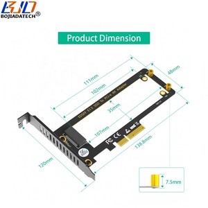 Tarjeta adaptadora <span class=keywords><strong>PCI</strong></span> Express 3,0 <span class=keywords><strong>PCI</strong></span>-E 4,0 4X a NVMe Ruler 1U EDSFF <span class=keywords><strong>E1</strong></span>.S SSD para PM9A3 PM9D3 P5801X en Stock - Product Image 3
