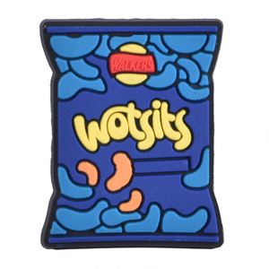 Giao Hàng Nhanh Chóng Giày Charms Mini Bánh Gạo Sô Cô La Tráng Thấp Calorie 30 Gói Pha Lê Giày Embellishments - Product Image 2