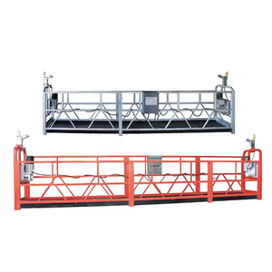 Plataforma de <span class=keywords><strong>Guindola</strong></span> eléctrica galvanizada de Tianjin, plataforma de trabajo móvil suspendida, plataforma de tirantes de <span class=keywords><strong>escalada</strong></span> eléctrica Exterior - Product Image 1