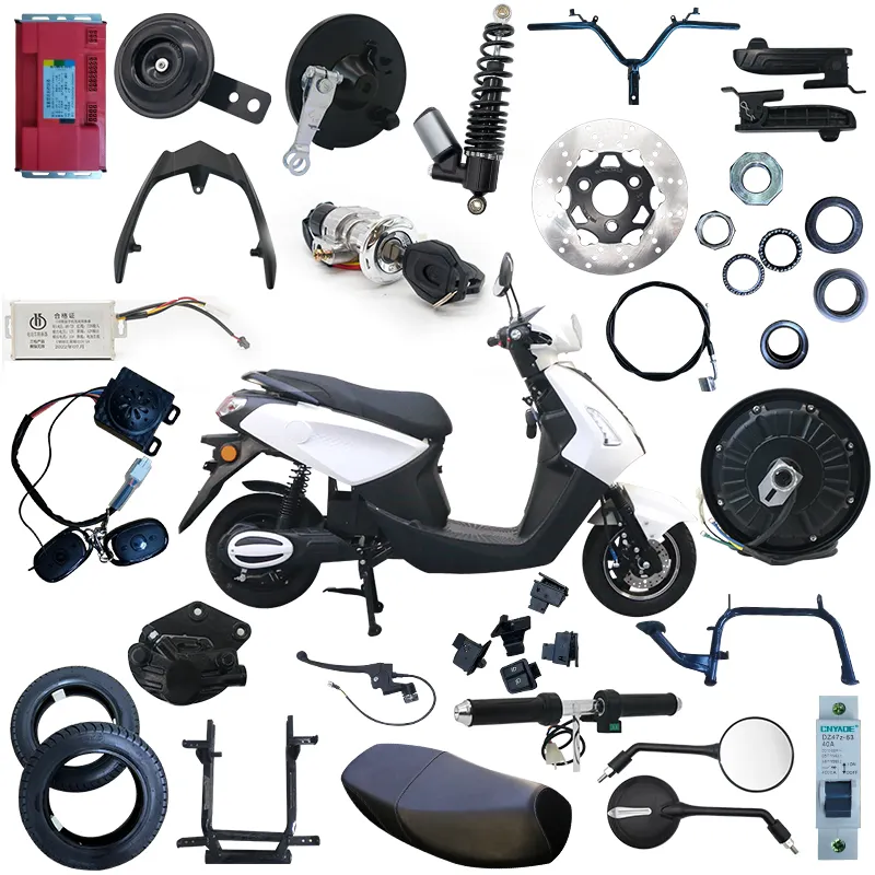 Wholesale electric motorcycle parts wuxi famous electric moped kit moto motorcycle accessories