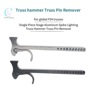 Outil d'éclairage de scène AICPOSE Hammer Truss noir et argent pour structure de scène Global F34 - Product Image 3