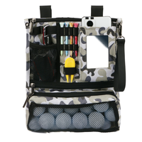 Sac d'accessoires de golf en nylon grande capacité, étanche, pour organiser les tees et les balles, durable, de voyage, de qualité supérieure, personnalisable en usine