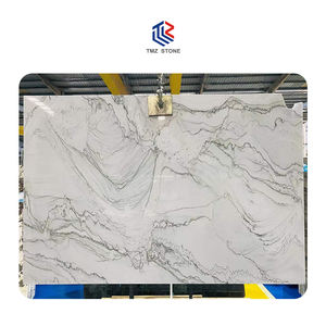 Quartzite Taj Mahal TMZ de haute qualité, poli, grande dalle blanche pour la décoration intérieure de villa - Product Image 1