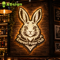 Lettres lumineuses LED personnalisées XDsign pour animaux, étanches IP65, Bluetooth, pour publicité extérieure, devantures de magasins et entreprises automobiles