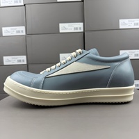 Sneakers décontractées pour hommes, style tendance, en cuir véritable de qualité supérieure, à bout rond, à semelle épaisse, nouvelle arrivée pour le printemps et l'automne