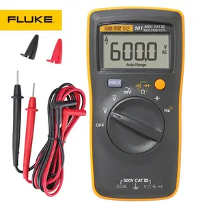 FLUKE F101 AC DC 600 Vテスト固有のマルチメータFluke101デジタルプロフェッショナルマルチメータ