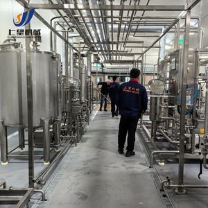 Machine à yaourter industrielle Petite usine de pasteurisation du lait <span class=keywords><strong>Ligne</strong></span> de production de yaourt au fromage avec pompe comme composant principal - Product Image 5