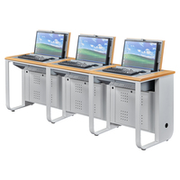 Vente d'Usine Bureau d'Ordinateur Étudiant Design Moderne pour Salle de Classe, Laboratoire Informatique Scolaire et Salle de Formation IT