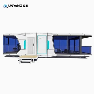 Maison conteneur modulaire de luxe préfabriquée la plus populaire, style capsule spatiale Apple, de marque Maison - Product Image 3