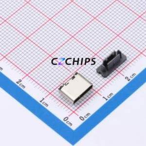 TYPEC-504DSL-ECP24 USB Connector SMD Connector ( Connector Type: Type-C )( Gender: Female )( Mounting Type: Vertical Mount ) - Product Image 1