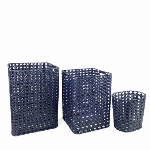 Competitive price round rolling plastic storage baskets clothes laundry baskets