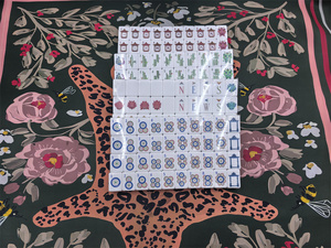 Nuevo Juego de Mahjong Americano de Acrílico Verde Oliva de 4 Capas, 160 Piezas, Juego Completo con Accesorios, Juego de Mahjong <span class=keywords><strong>Rummy</strong></span> - Product Image 5