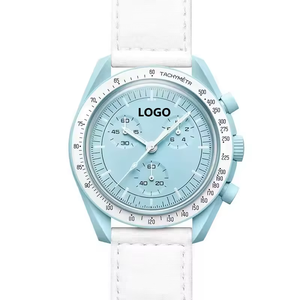 Les boîtes de montre à quartz pour hommes en gros de haute qualité conviennent aux blocs de couleur Omega, aux séries complètes Soleil, Lune, Saturne et Neptune - Product Image 4