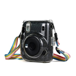 Étui pour appareil photo pour <span class=keywords><strong>Instax</strong></span> <span class=keywords><strong>Mini</strong></span> <span class=keywords><strong>11</strong></span> mignon étui de protection rigide sac de rangement transparent à paillettes instantané - Product Image 2